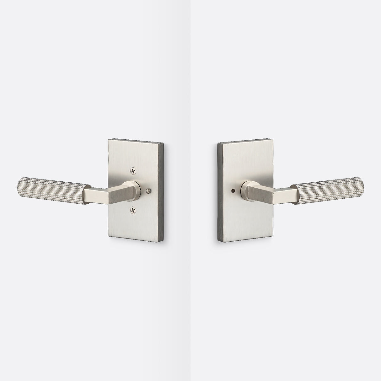 Sure-Loc LV102 15 GRIP-SKN 15 satin nickel privacy door lever