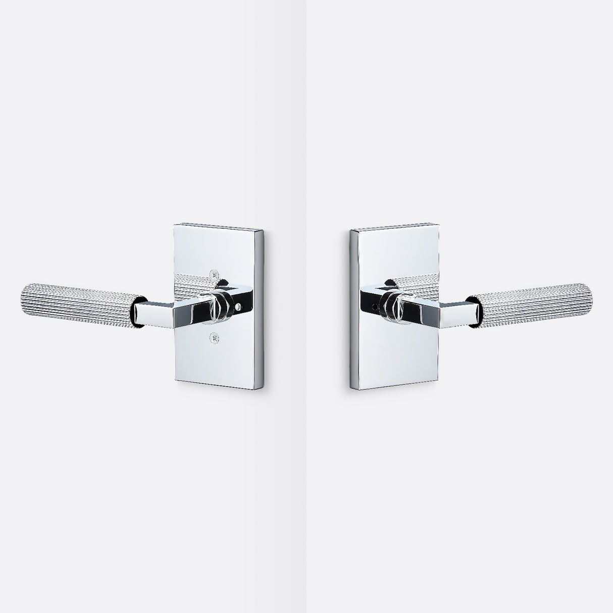 Sure-Loc LV102 26 GRIP-SKN 26 polished chrome privacy door lever