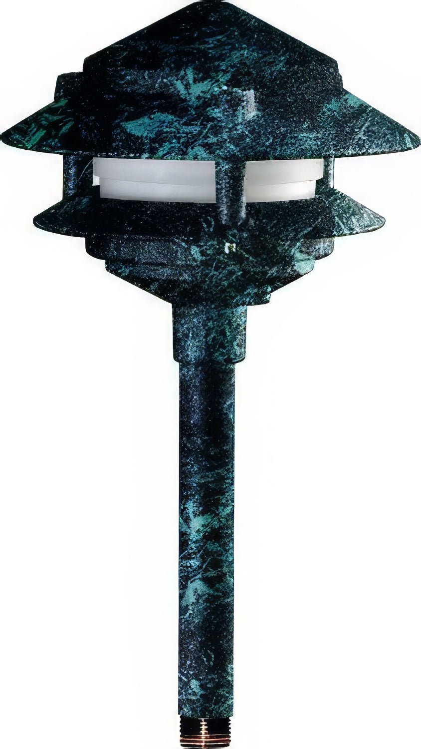 Dabmar Lighting LV102S-3B-VG verde green pagoda light