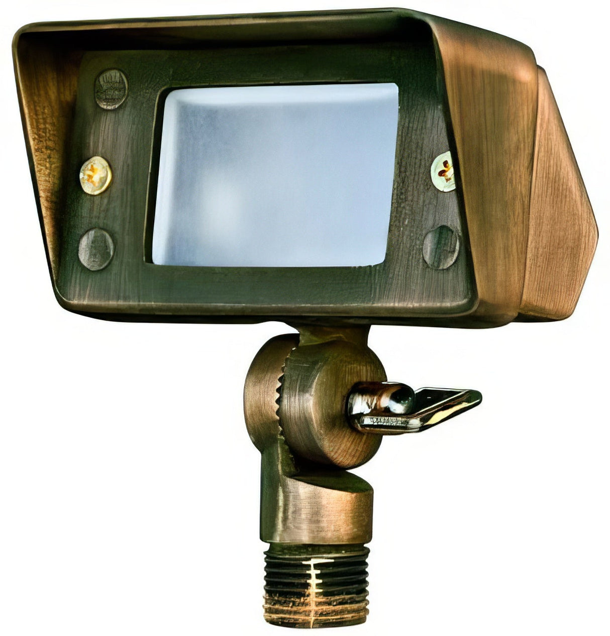 Dabmar Lighting LV116-L3-64K-WBS weathered brass flood light