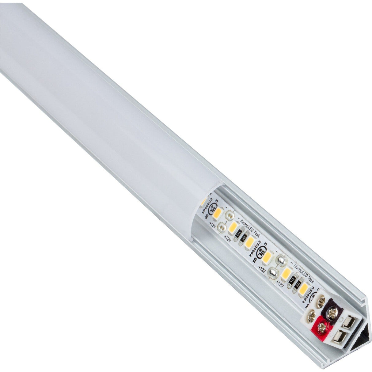 Task Lighting LV2P312V30-07W4 under cabinet angled linear light