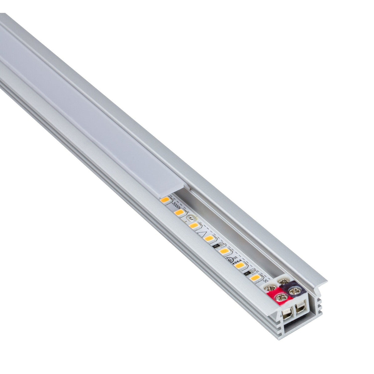 Task Lighting LV2PX24V30-07W3 26-15/16" 225 Lumens/Ft. 24-Volt Standard Output Recessed Linear Fixture