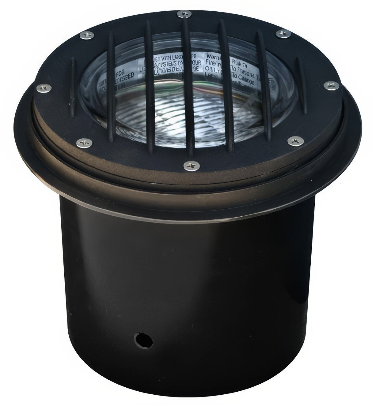 Dabmar Lighting LV305-L7-27K-B black in ground well light