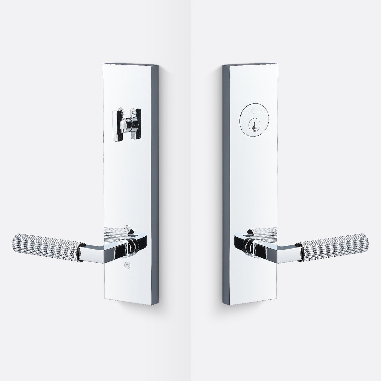 Sure-Loc LV307 26-GRIP SKN 26 polished chrome single cylinder handleset