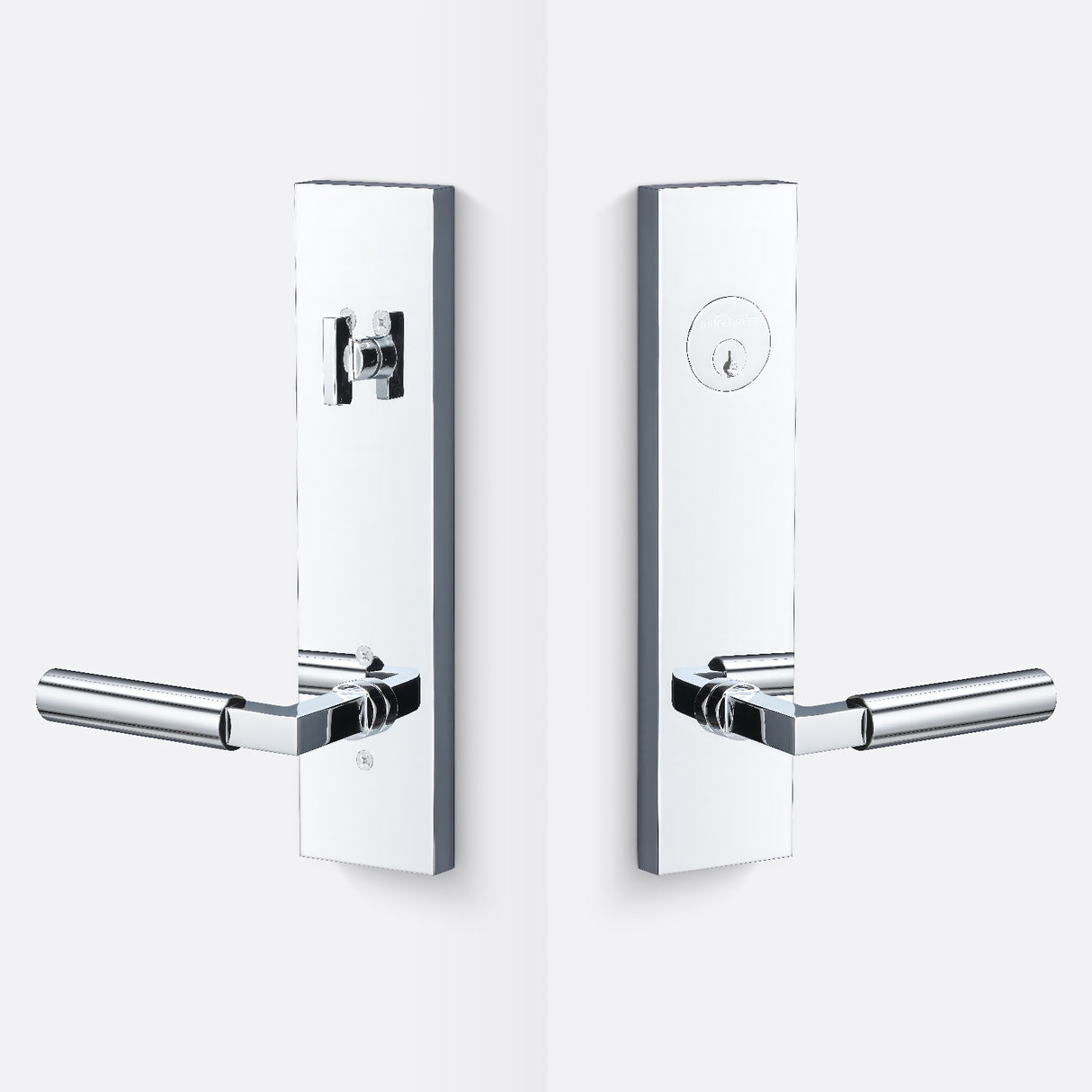 Sure-Loc LV307 26-GRIP SM 26 polished chrome single cylinder handleset