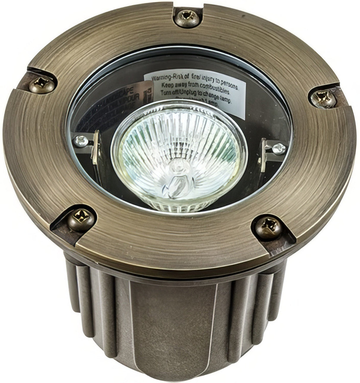 Dabmar Lighting LV342-L7-65K-WBS weathered brass in ground well light