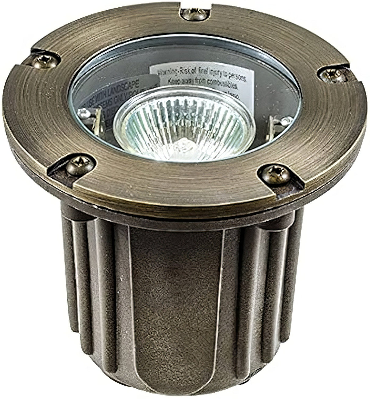 Dabmar Lighting LV342-WBS weathered brass in ground well light