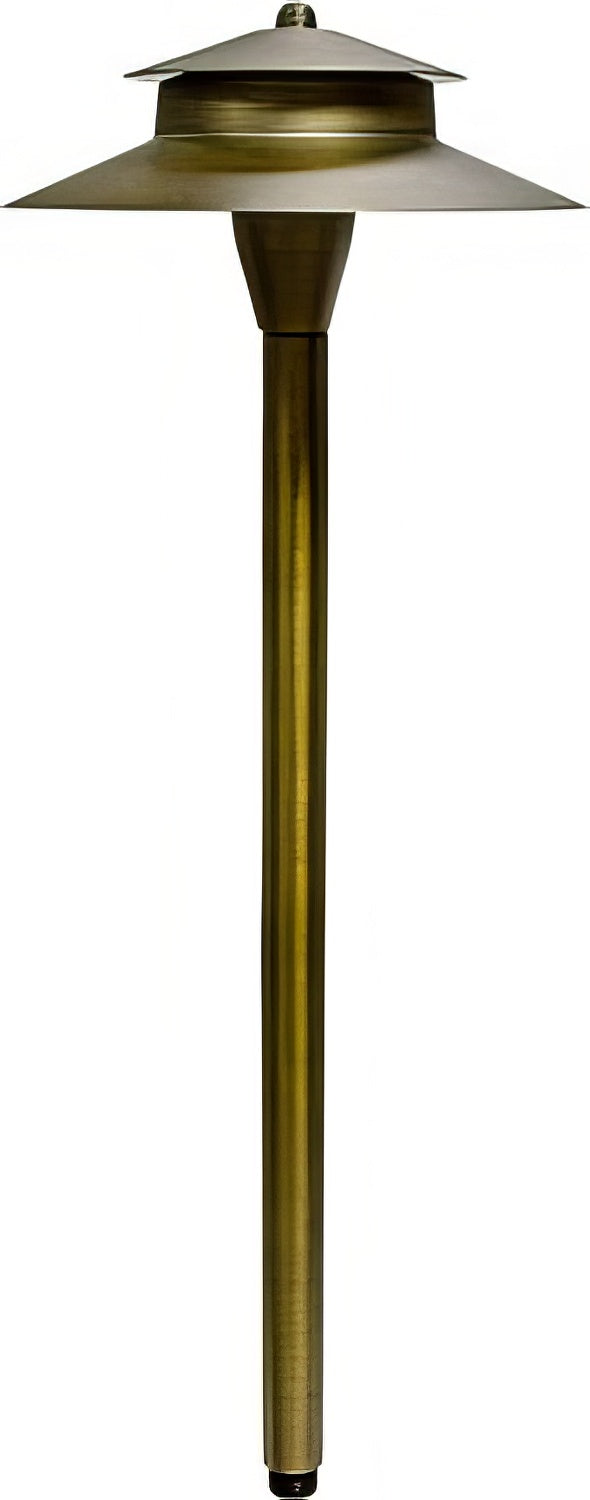 Dabmar Lighting LV35-L3-AMB-WBS weathered brass path light