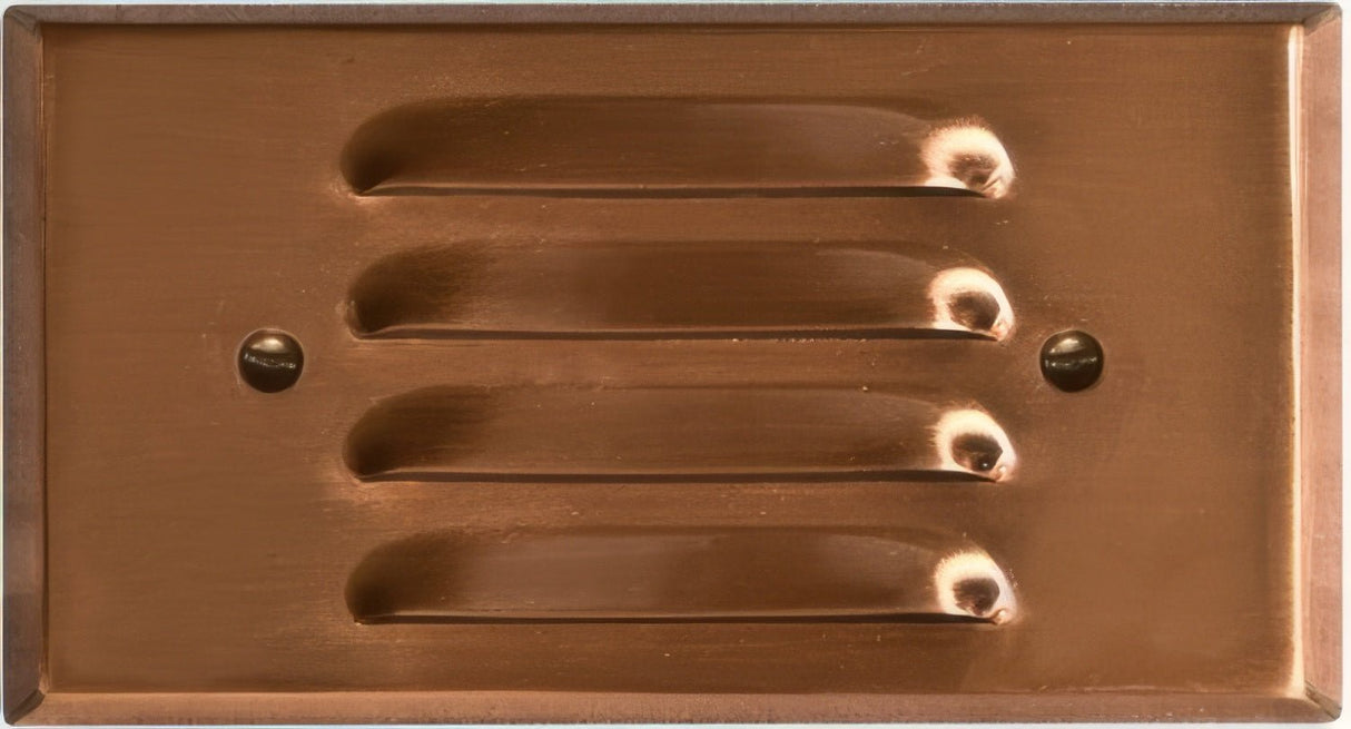 Dabmar Lighting LV613-L3-64K-CP copper outdoor step light