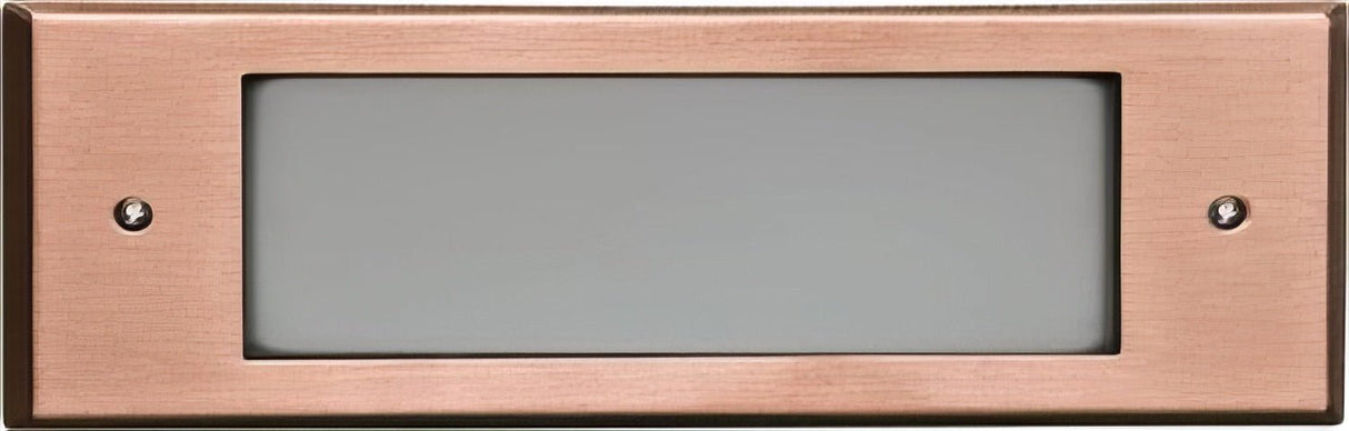 Dabmar Lighting LV614-L6-30K-CP copper outdoor step light
