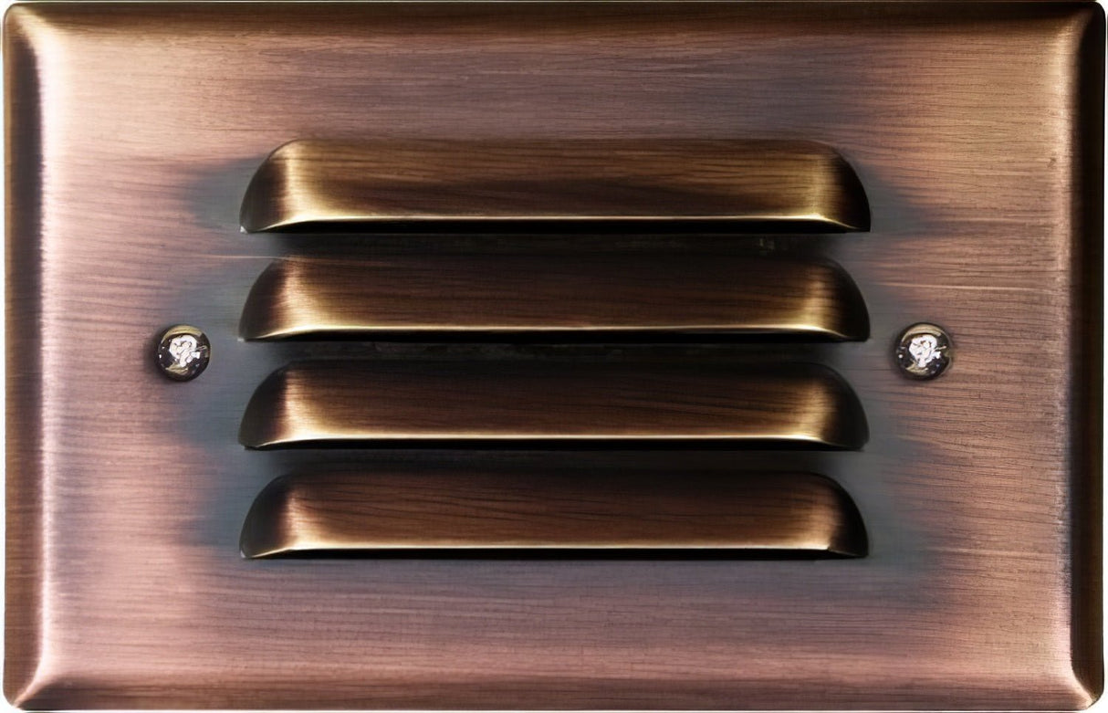 Dabmar Lighting LV617-L3-AMB-ABZ antique bronze outdoor step light