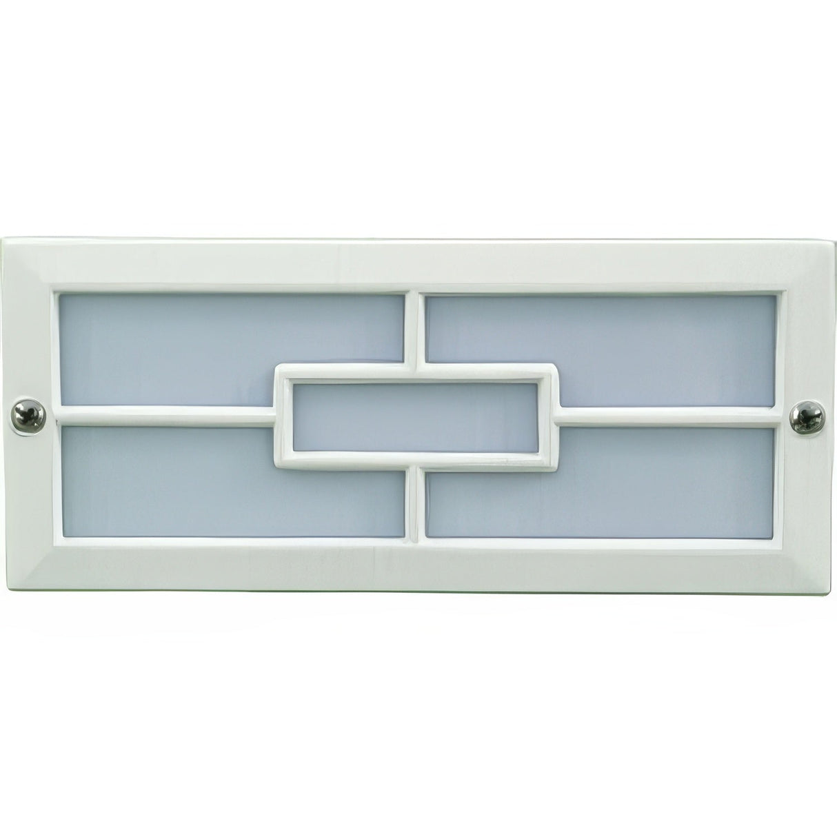 Dabmar Lighting LV636-W white brick/step/wall light