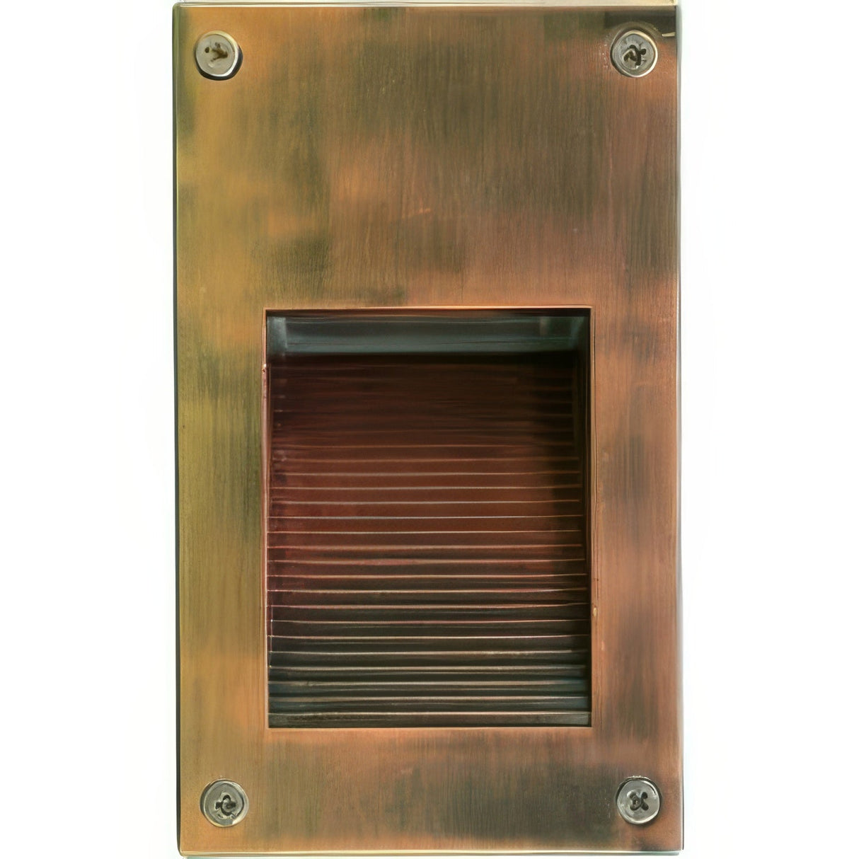 Dabmar Lighting LV670-ACP electro plated antique copper brick/step/wall light