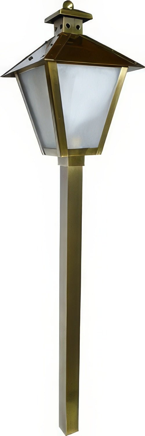 Dabmar Lighting LV82-L3-30K-ABS antique brass path light