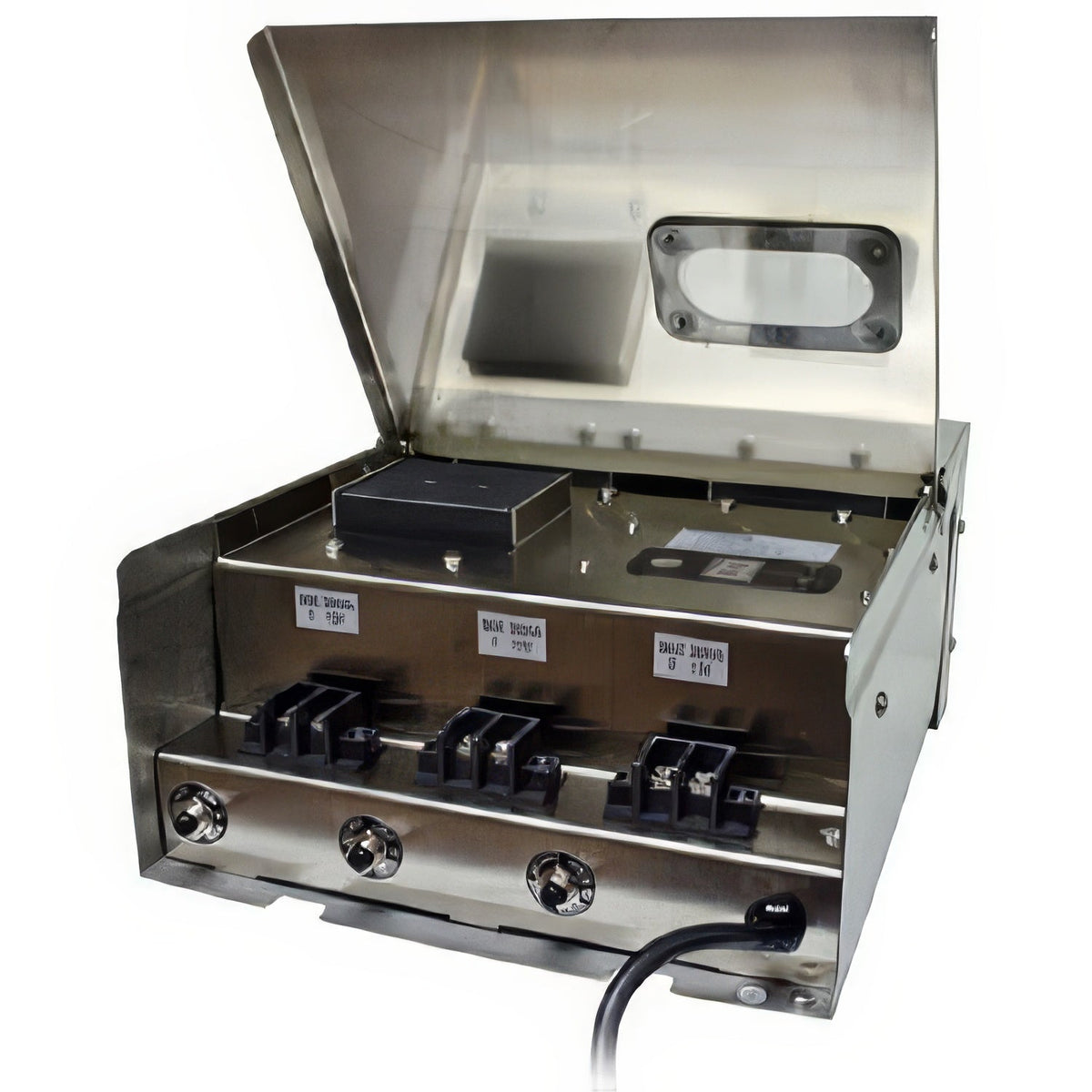 Dabmar Lighting LVT900-SS Magnetic 900 Watt Low Voltage Transformer with Digital Photo Cell and Timer Stainless Steel