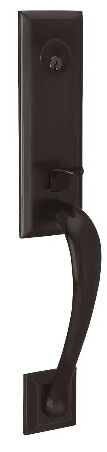 Baldwin M502112RENT venetian bronze single cylinder mortise handleset