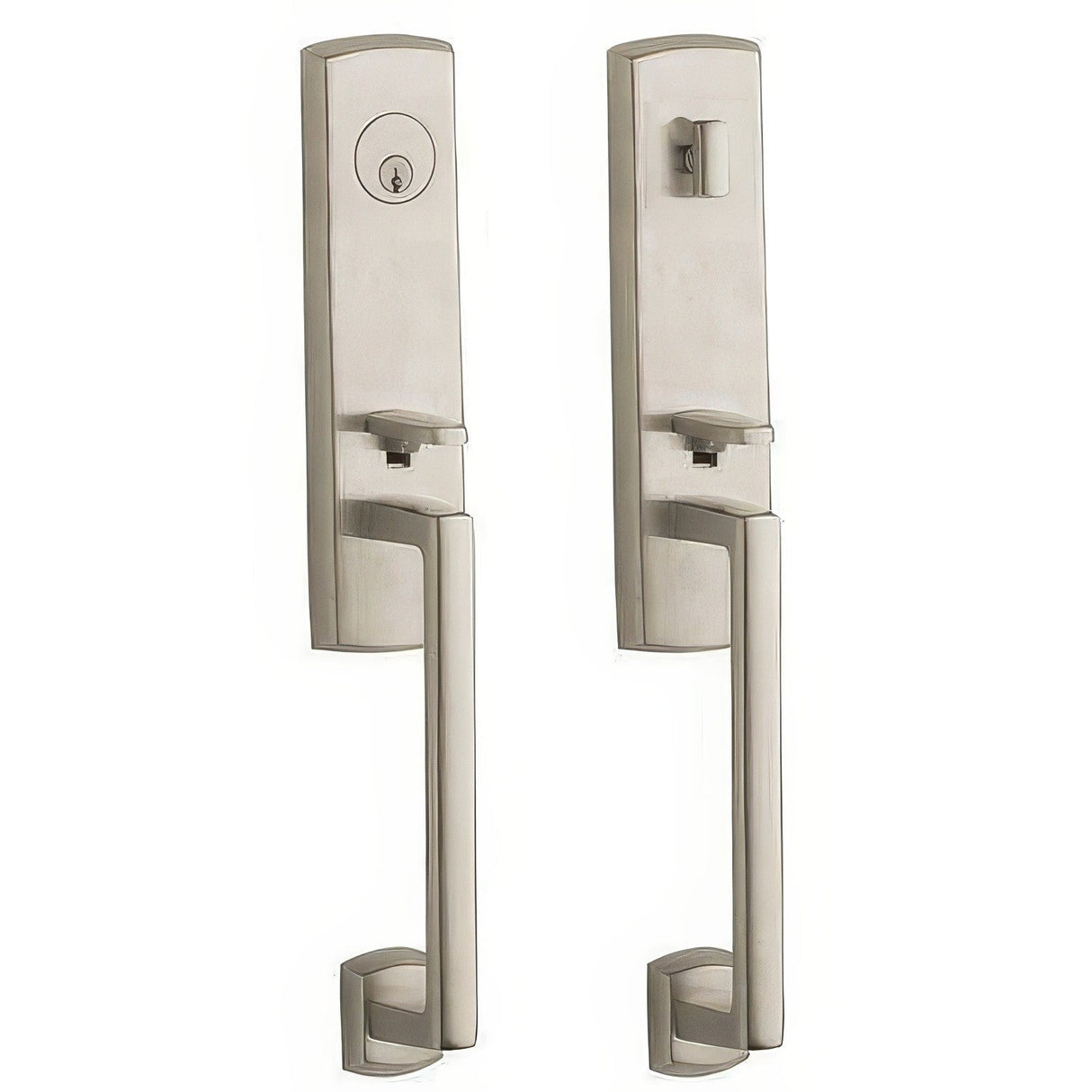 Baldwin M516056BB75 lifetime satin nickel handleset trim pack