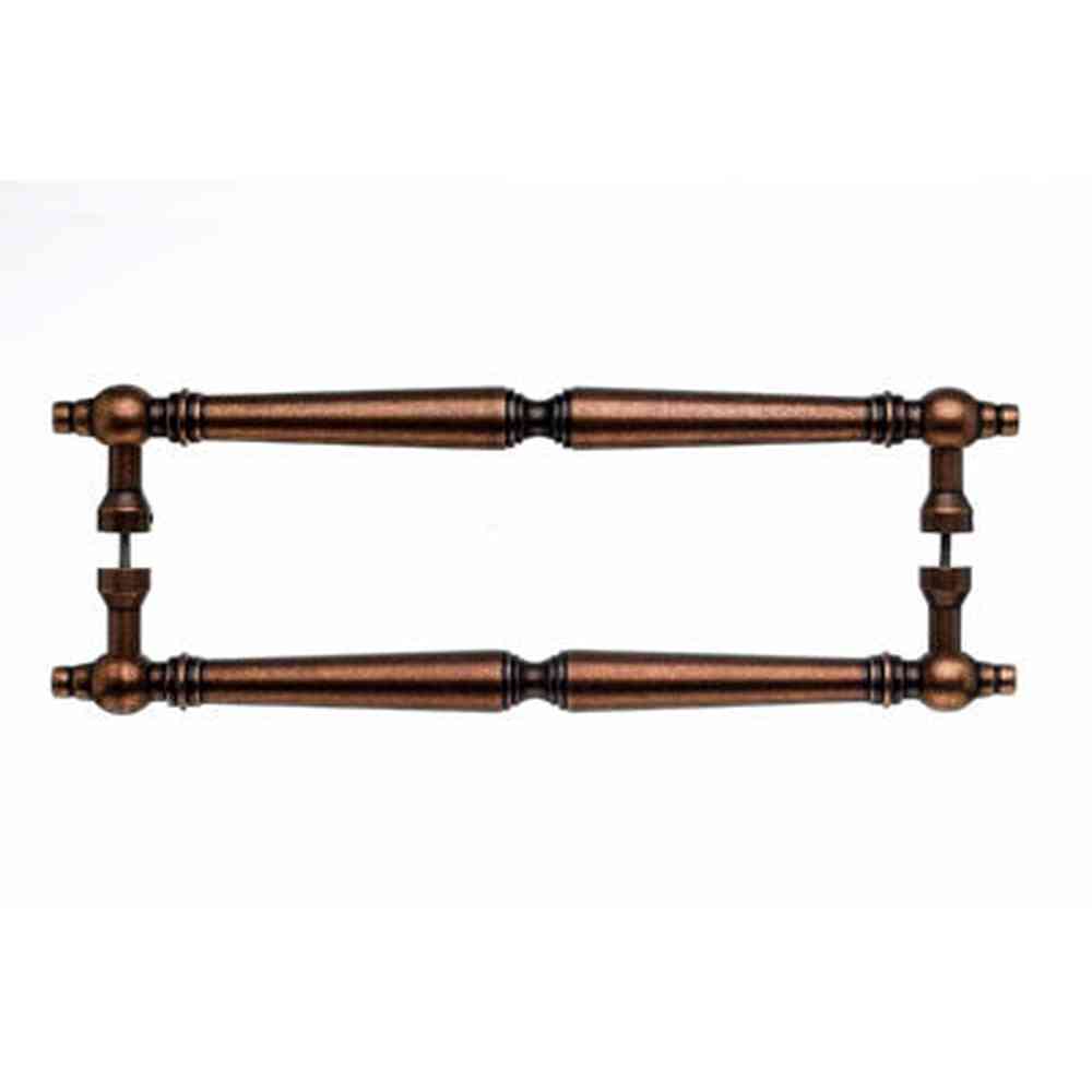 Top Knobs M858-18 PAIR old english copper door pull