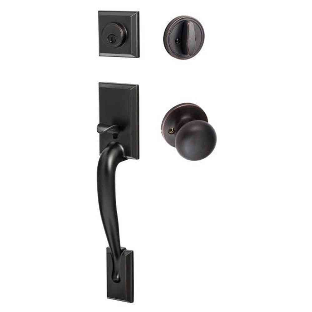 Sure-Loc MA507-DU-RD 11P vintage bronze single cylinder handleset