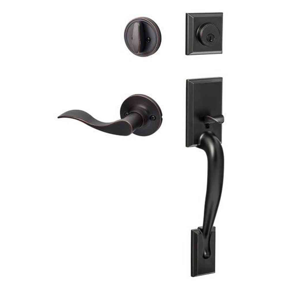 Sure-Loc MA507-SB-LH 11P vintage bronze single cylinder handleset