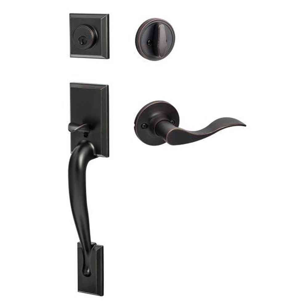 Sure-Loc MA507-SB-RH 11P vintage bronze single cylinder handleset