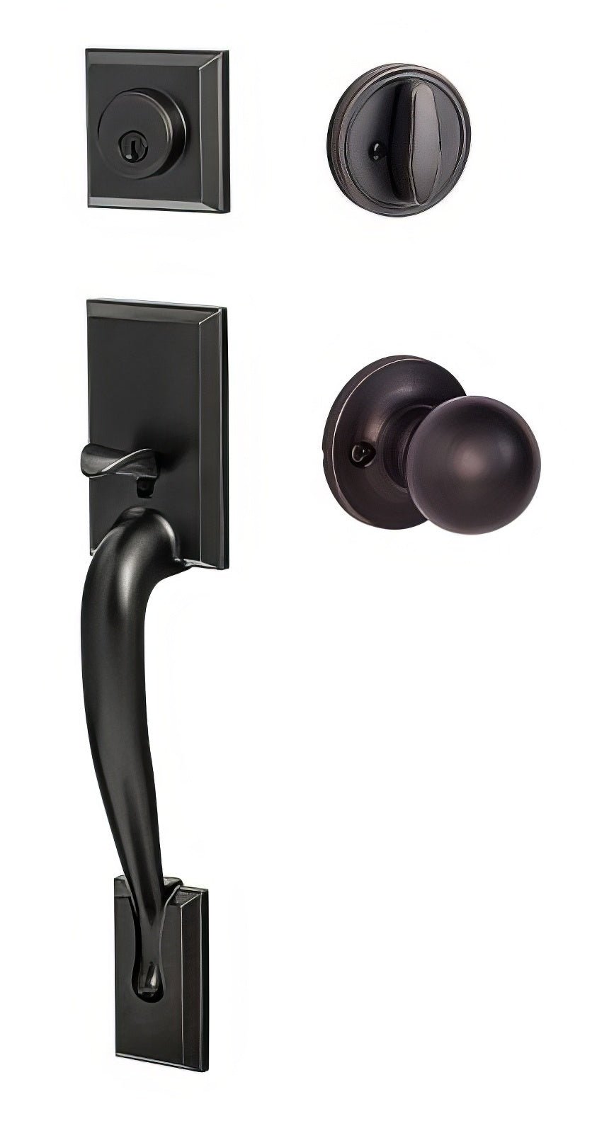 Sure-Loc MA507-TA 11P vintage bronze single cylinder handleset