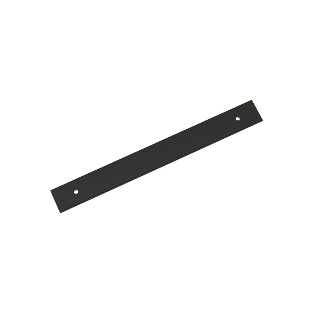 Amerock BP37591MB Maymont 7-9/16 inch (192mm) Center-to-Center Rectangle Matte Black Cabinet Pull Backplate