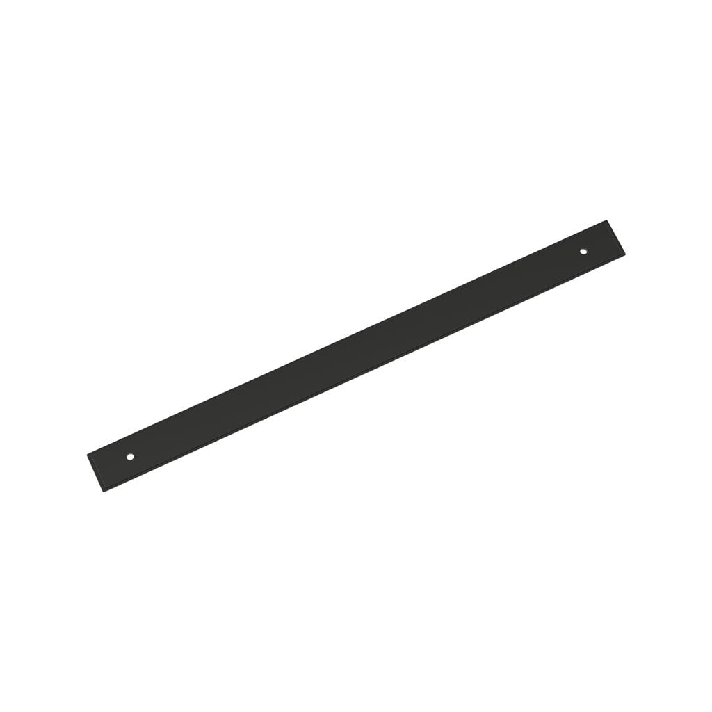 Amerock BP37594MB Maymont 12-5/8 inch (320mm) Center-to-Center Rectangle Matte Black Cabinet Pull Backplate