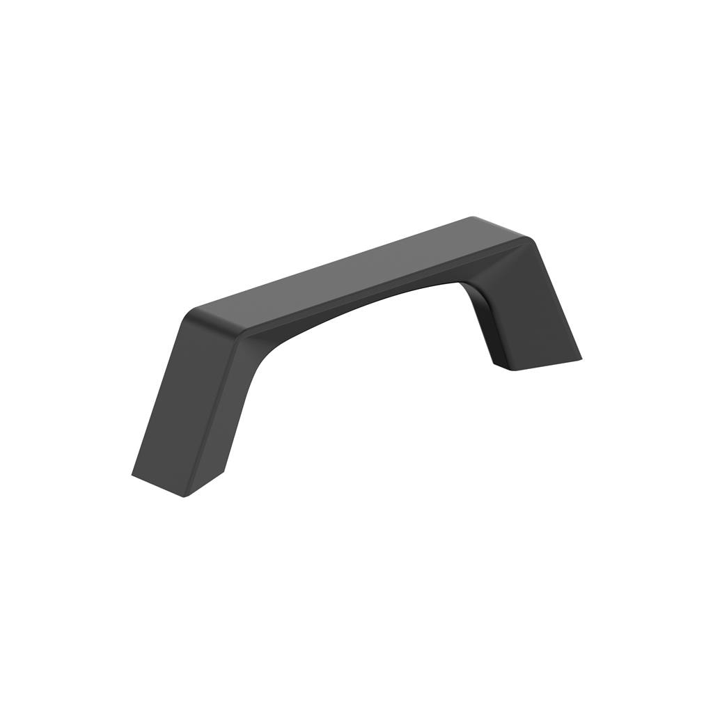 Amerock 6PK37070MB Evolve 3 inch (76mm) Center-to-Center Matte Black Cabinet Pull - 6 Pack