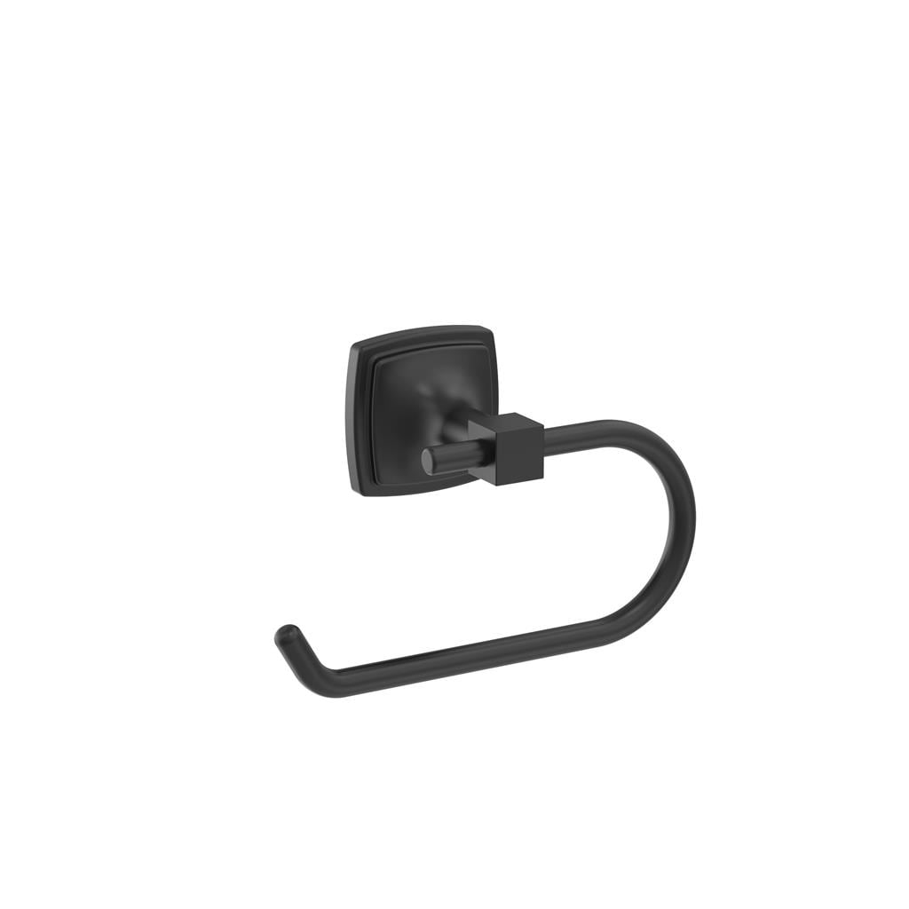 Amerock BH36091MB Stature Matte Black Single Post Tissue Holder