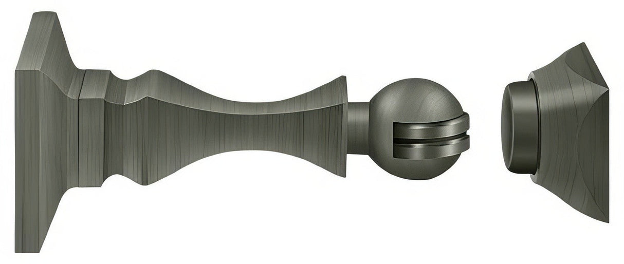 Deltana MDH35U15A antique nickel magnetic door holder