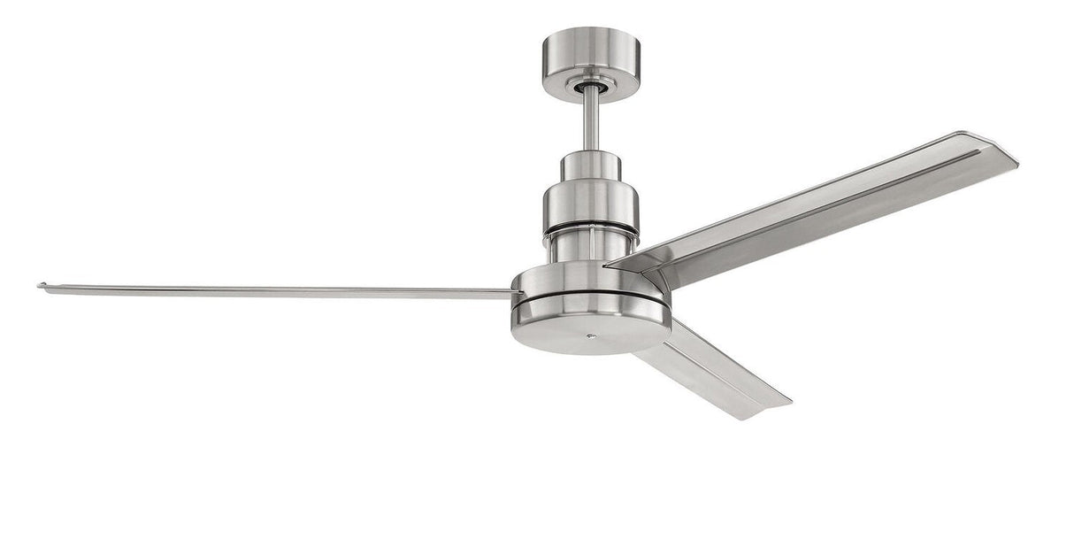 Craftmade MND54BNK3 brushed polished nickel ceiling fan blades included