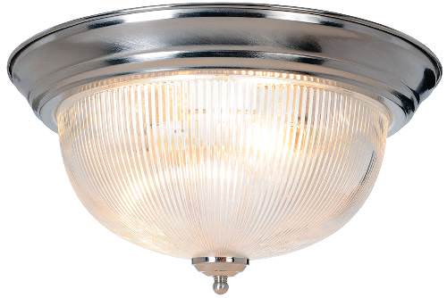 Monument Lighting 558732 Halophane Dome Ceiling Fixture Brushed Nickel