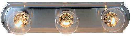 Monument Lighting 558737 Beveled Edge Vanity Fixture Brushed Nickel