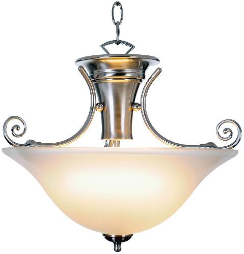 Monument Lighting 617210 Wellington 1 Light Pendant Brushed Nickel