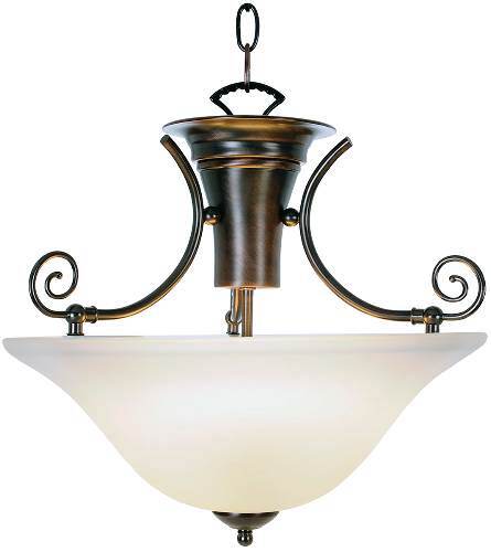 Monument 617234 Lighting 617210 Wellington 1 Light Pendant Oil Rubbed Bronze