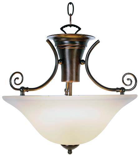 Monument 617280 Lighting 617256 Wellington 3 Light Pendant Oil Rubbed Bronze