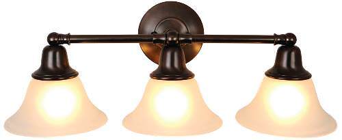 Monument 617291 Lighting 617267 Sonoma 3 Light Vanity Light Oil Rubbed Bronze