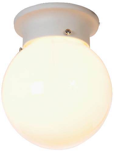 Monument 671335 Lighting 558735 Globe Ceiling Fixture White