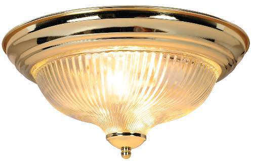 Monument 671358 Lighting 558727 Halophane Swirl Ceiling Fixture Polished Brass