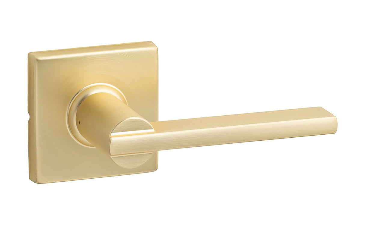 Sure-Loc MS100-SQ SB satin brass dummy door lever