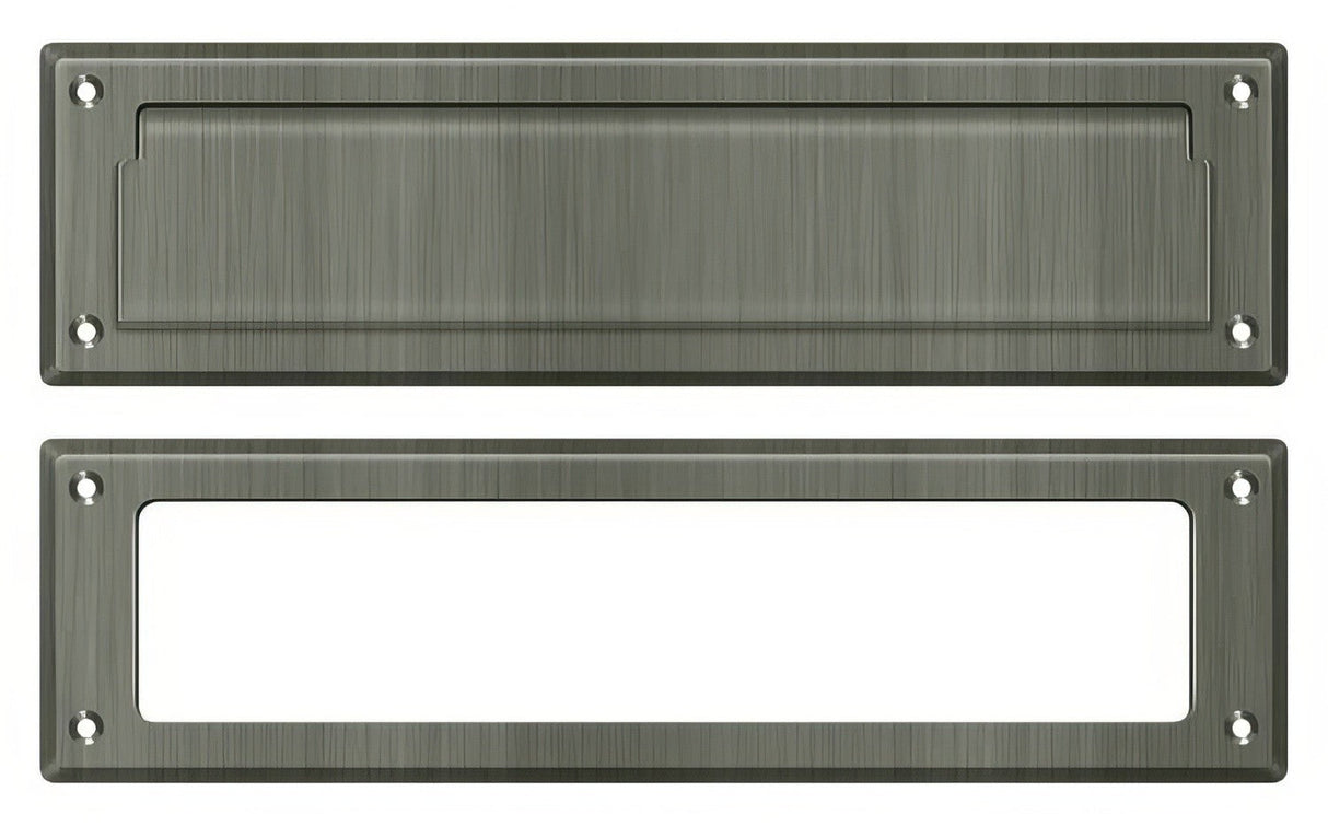 Deltana MS211U15A antique nickel mail slot