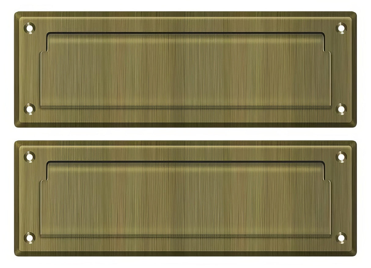 Deltana MS627 8-7/8" Wide Mail Slot with Back Plate