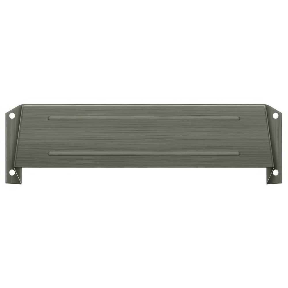 Deltana MSH158U15A antique nickel letter box hood