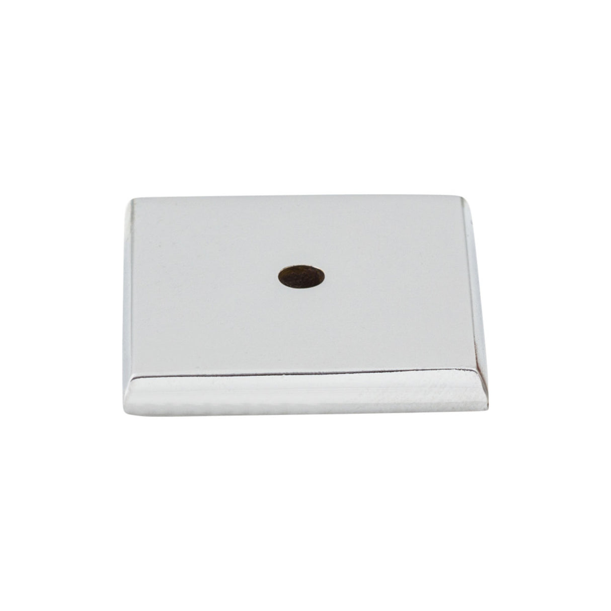 Top Knobs M2021 Aspen II Square Knob Backplate Polished Chrome