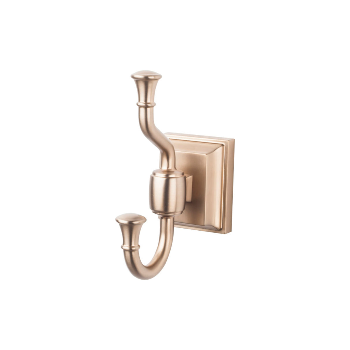 Top Knobs STK2BB TOP BATH (R) Stratton Bath 5 1/8" Wall Bath Hooks Brushed Bronze