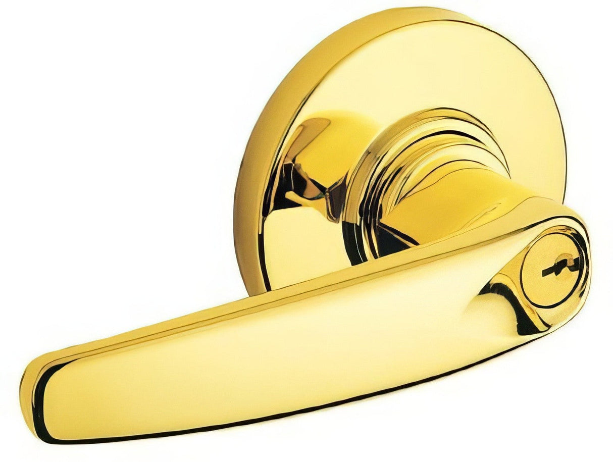 Schlage Commercial ND53BATH605 polished brass keyed entry door lever
