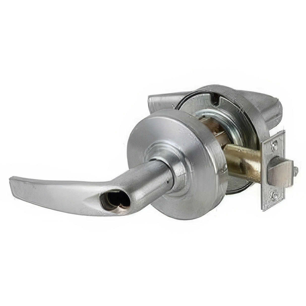 Schlage Commercial ND53BATH619 satin nickel keyed entry door lever