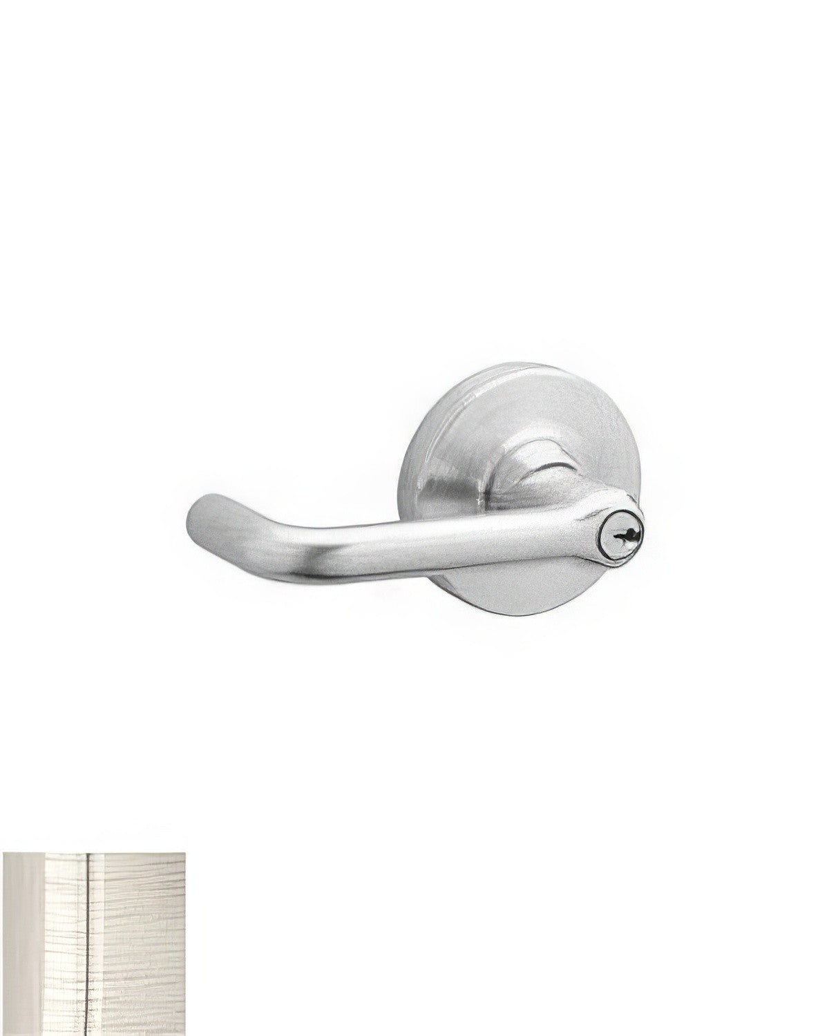 Schlage Commercial ND53BTLR619 satin nickel keyed entry door lever