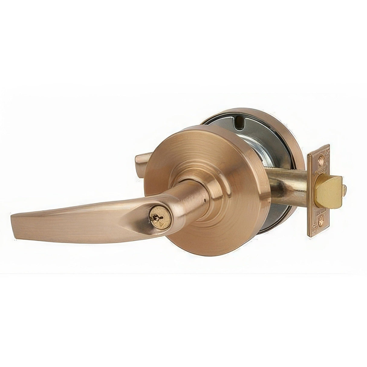 Schlage Commercial ND53LATH612 satin bronze keyed entry door lever